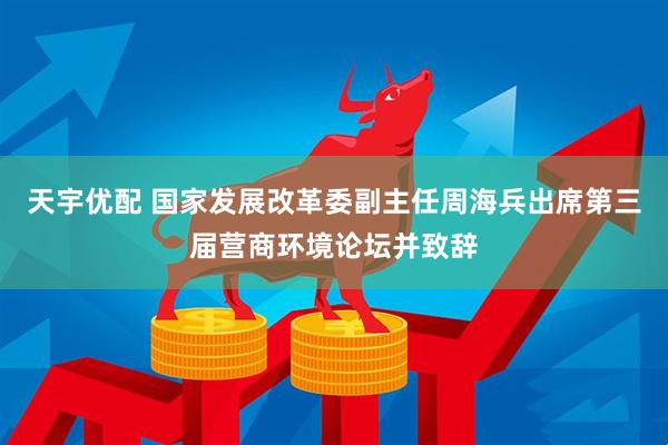 天宇优配 国家发展改革委副主任周海兵出席第三届营商环境论坛并致辞
