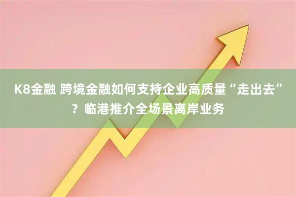 K8金融 跨境金融如何支持企业高质量“走出去”？临港推介全场景离岸业务