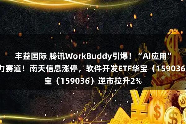 丰益国际 腾讯WorkBuddy引爆！“AI应用”显现三大高潜力赛道！南天信息涨停，软件开发ETF华宝（159036）逆市拉升2%